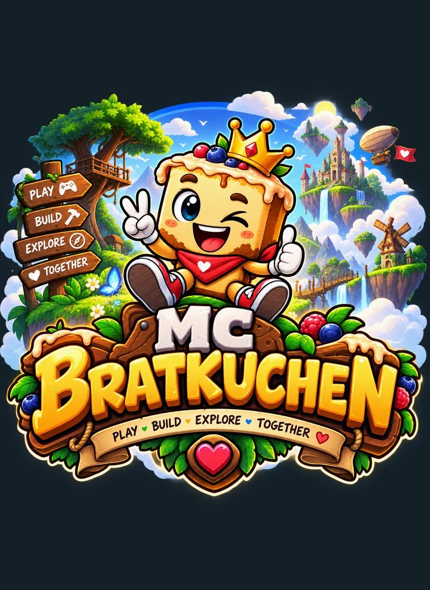 Serverbeschreibungs Banner von MC Bratkuchen – CityBuild